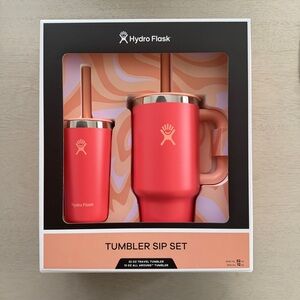 HYDRO FLASK TUMBLER SIP SET 32 OZ AND 12 OZ